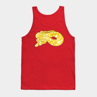 Burmese python snake cartoon illustration Tank Top